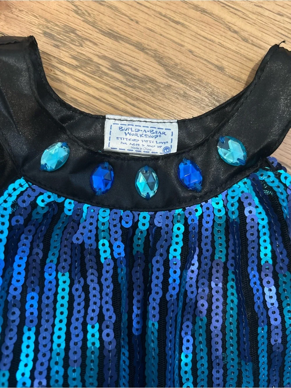 Rhinestone Sparkle Shirt/Dress - Doll or Stuffed Animal